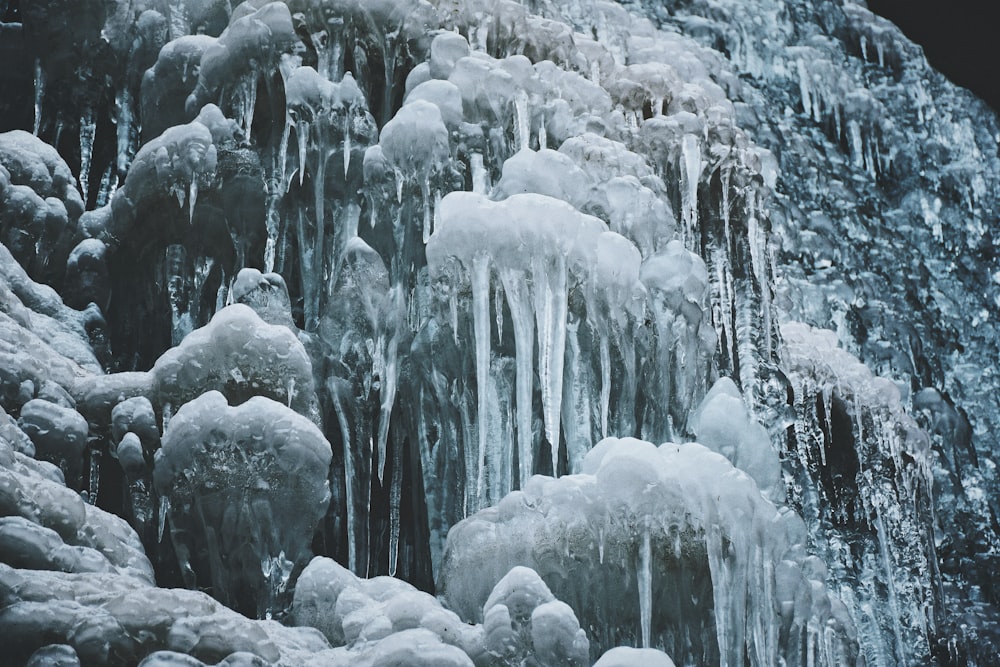 frosted ice formation