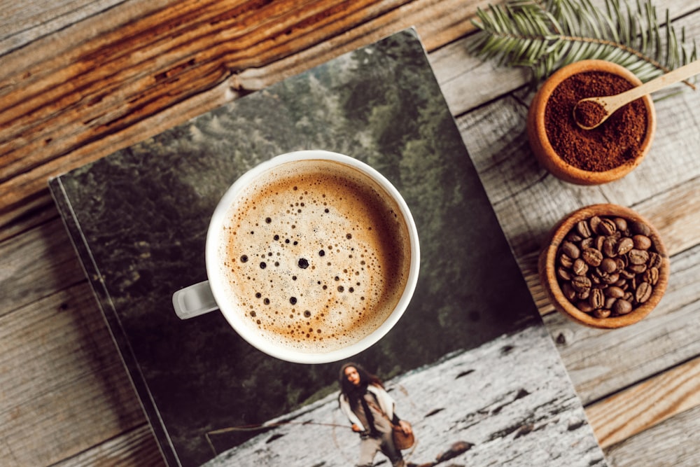 coffee in white mug