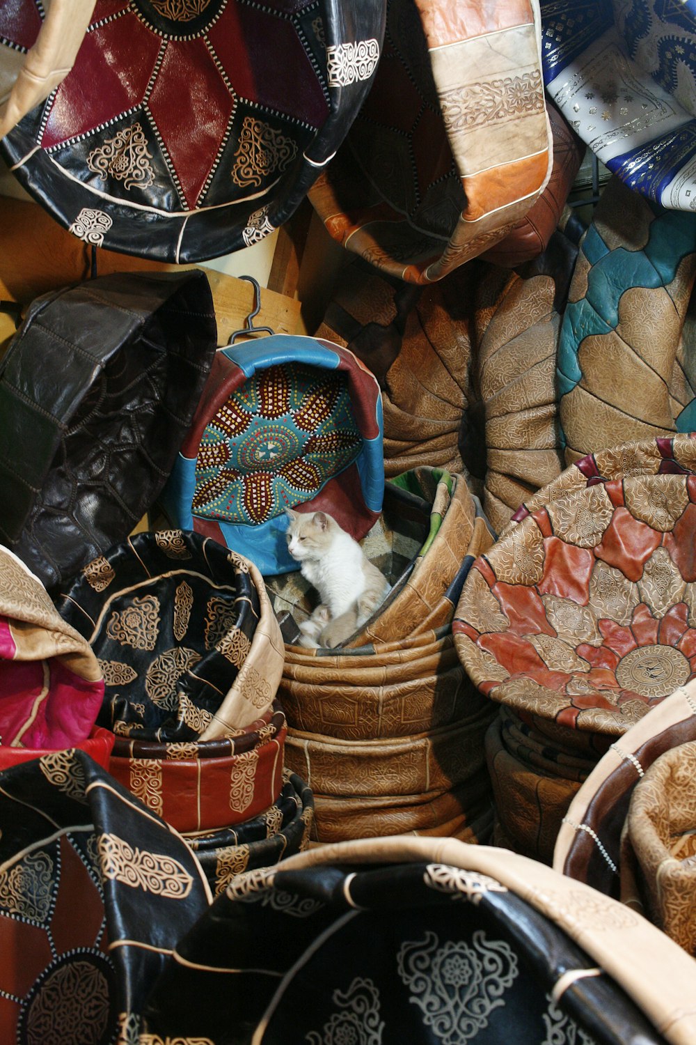 assorted textiles