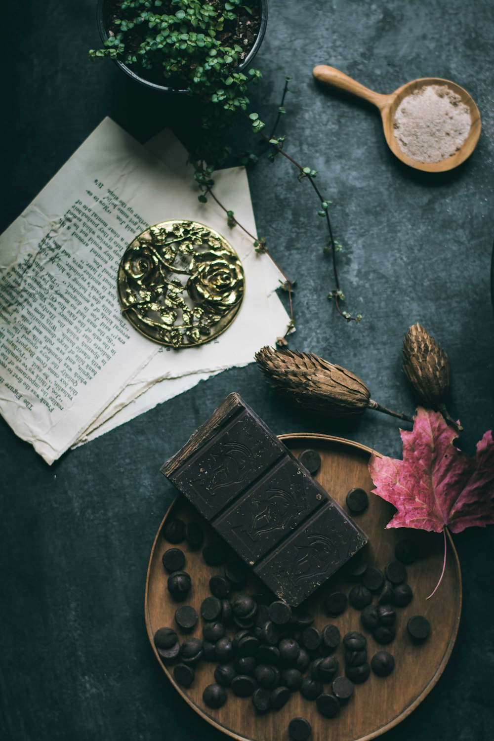 flatlay photo of spices