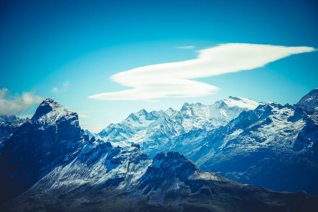 aerial view photography of mountains