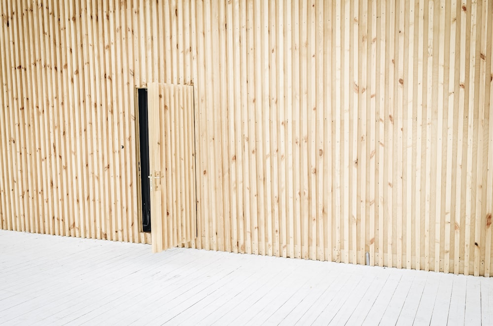 brown wooden bamboo wall