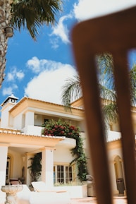 white concrete house under white skies