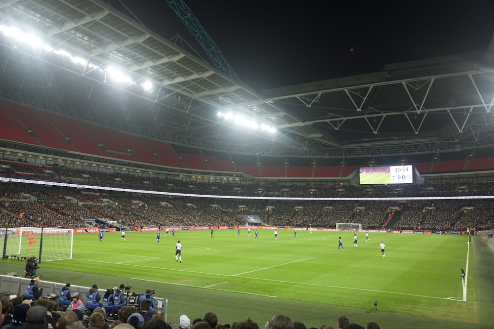 people playing football