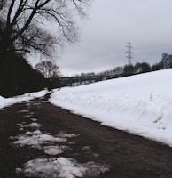 Snow on the trail...