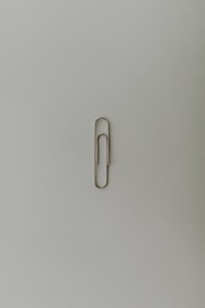 gray paper clip