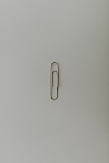 gray paper clip