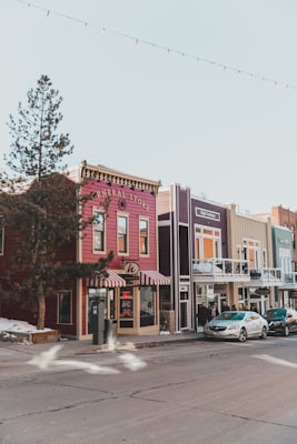 Historic storefronts on Park City's Main Street