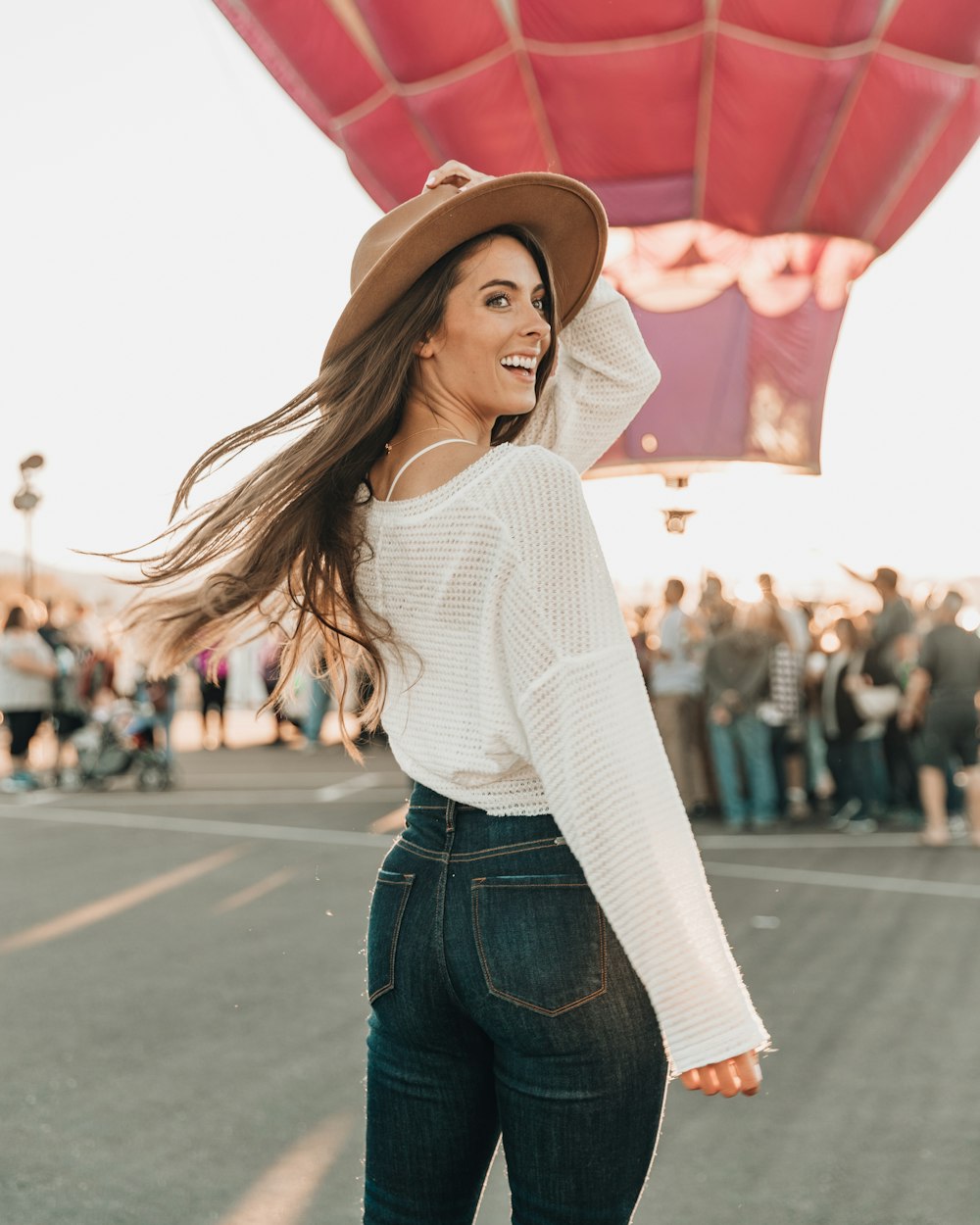 Women's White Long Sleeve