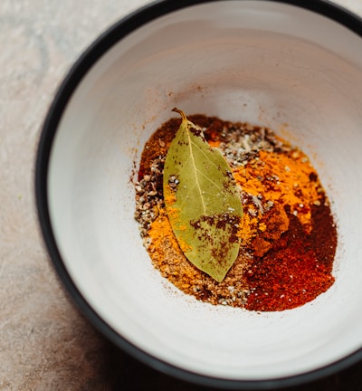 red chili powder on white bowl