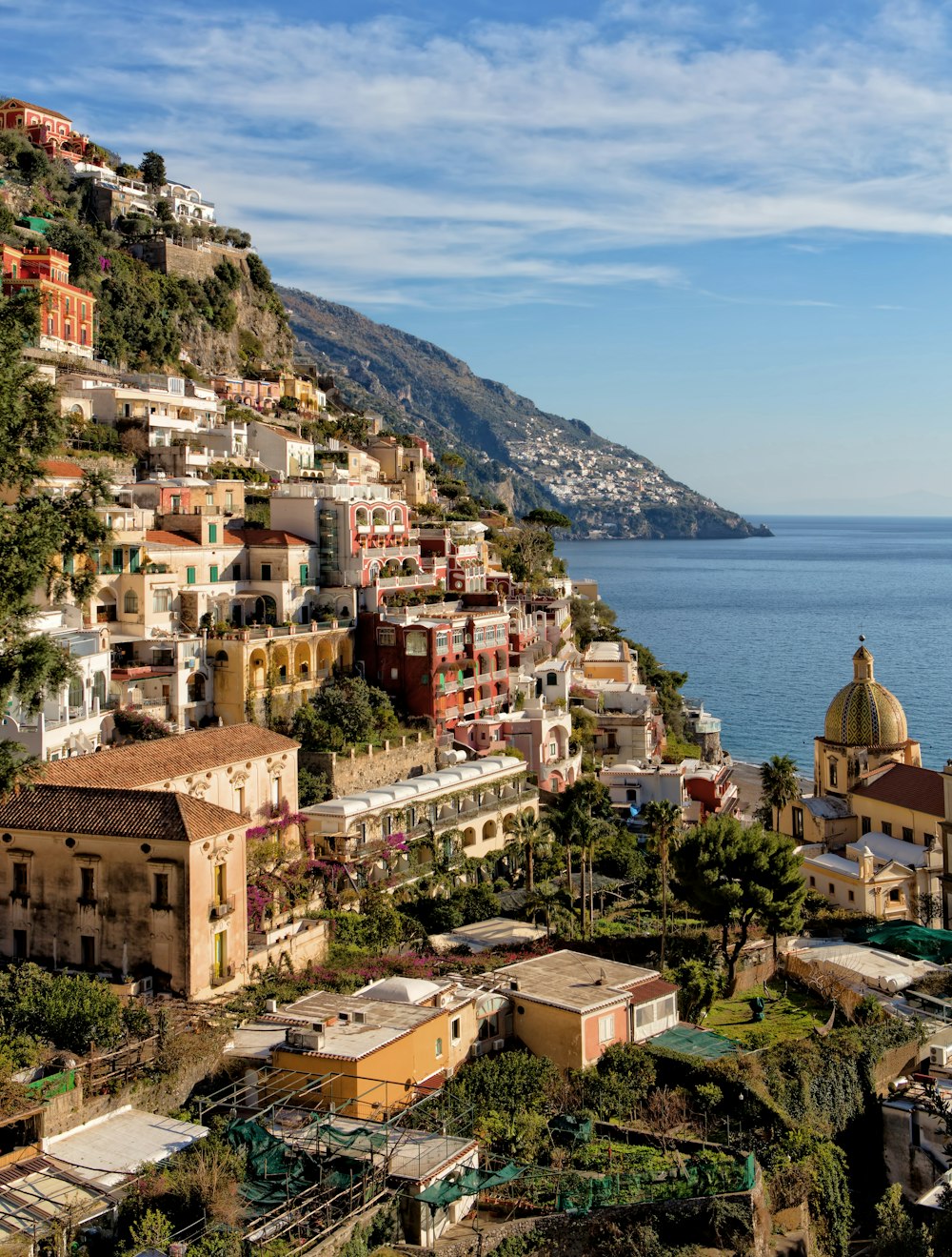 houses beside sea