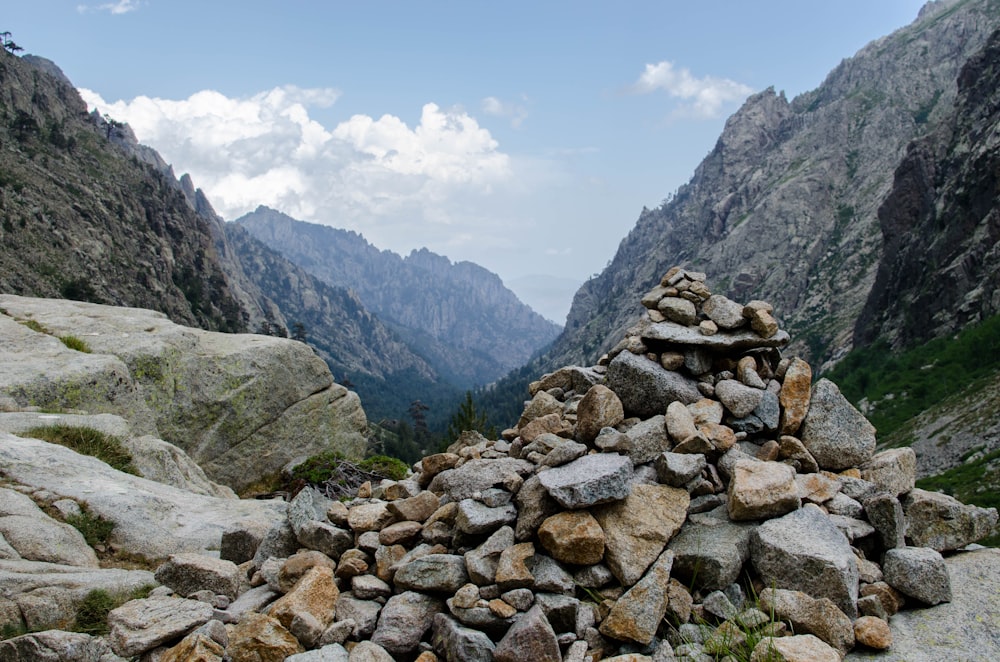 mountains and rocks