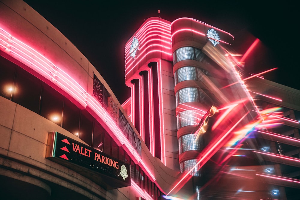 timelapse photography of building lights