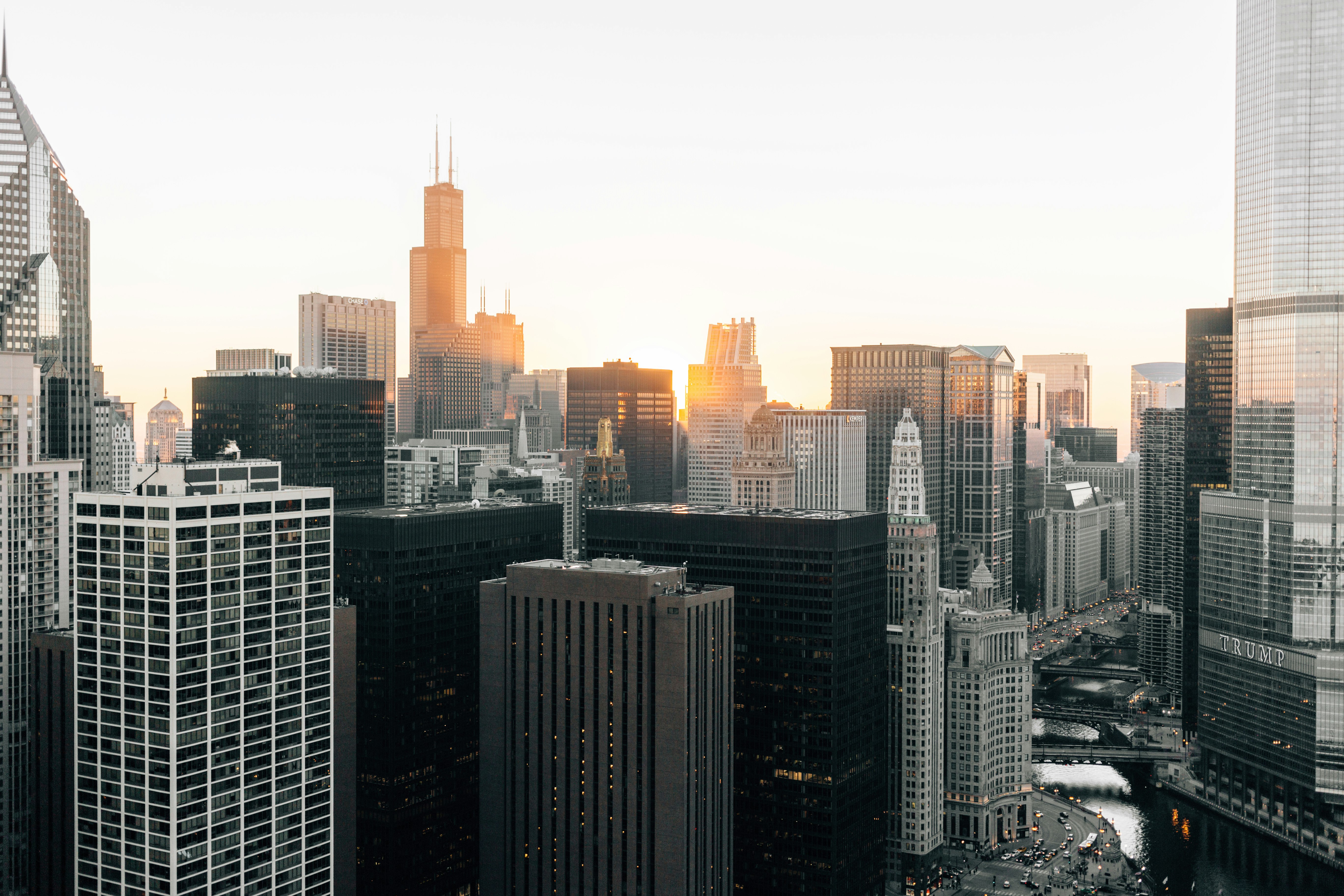 high rise buildings at daytime