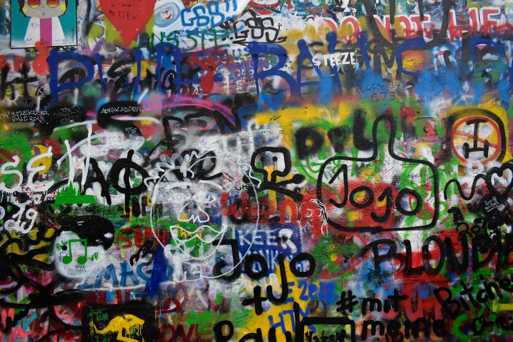 muro di graffiti