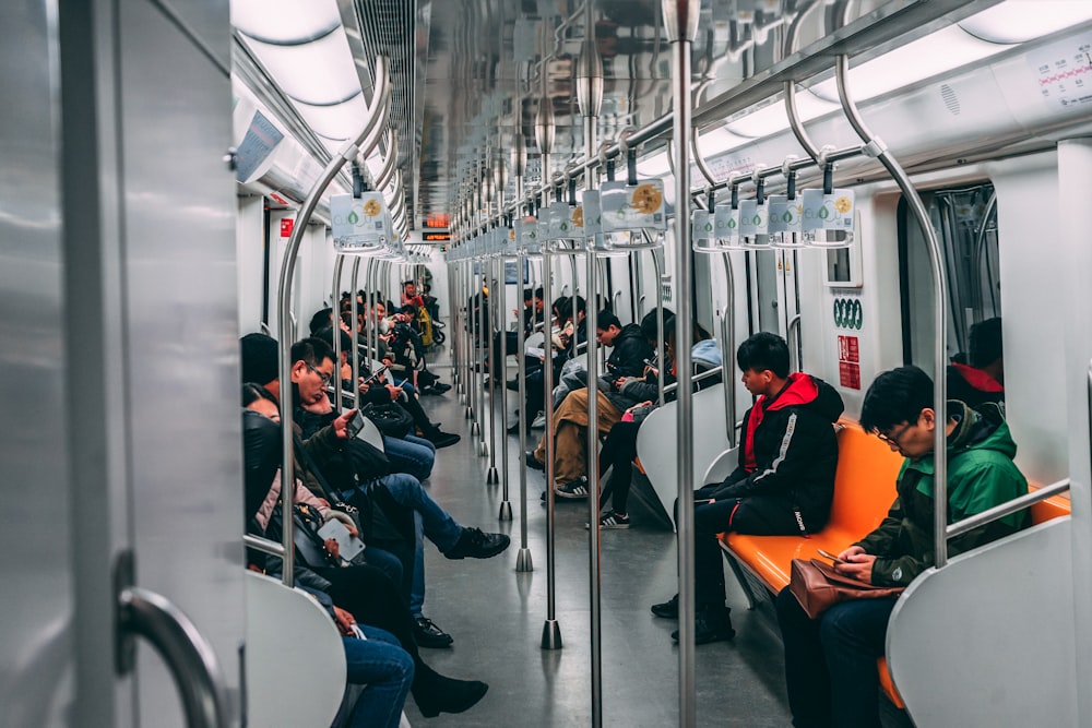 people inside the train