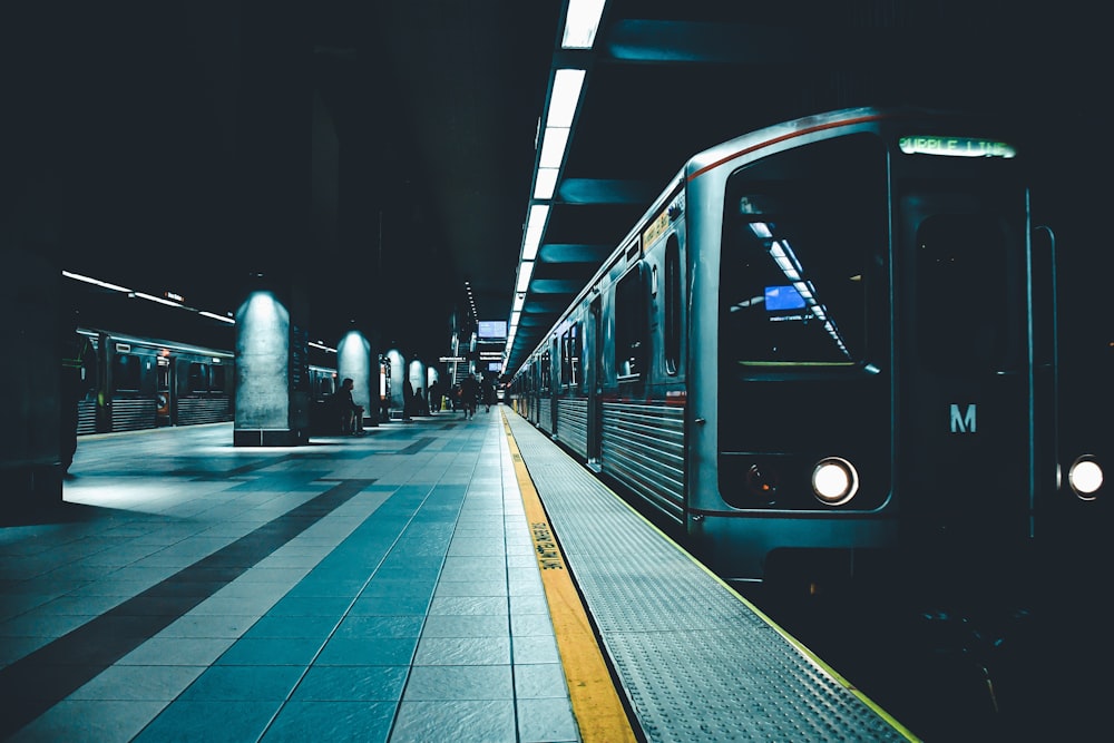 train in tunnel close-up photo