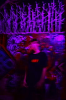 red and black LED light