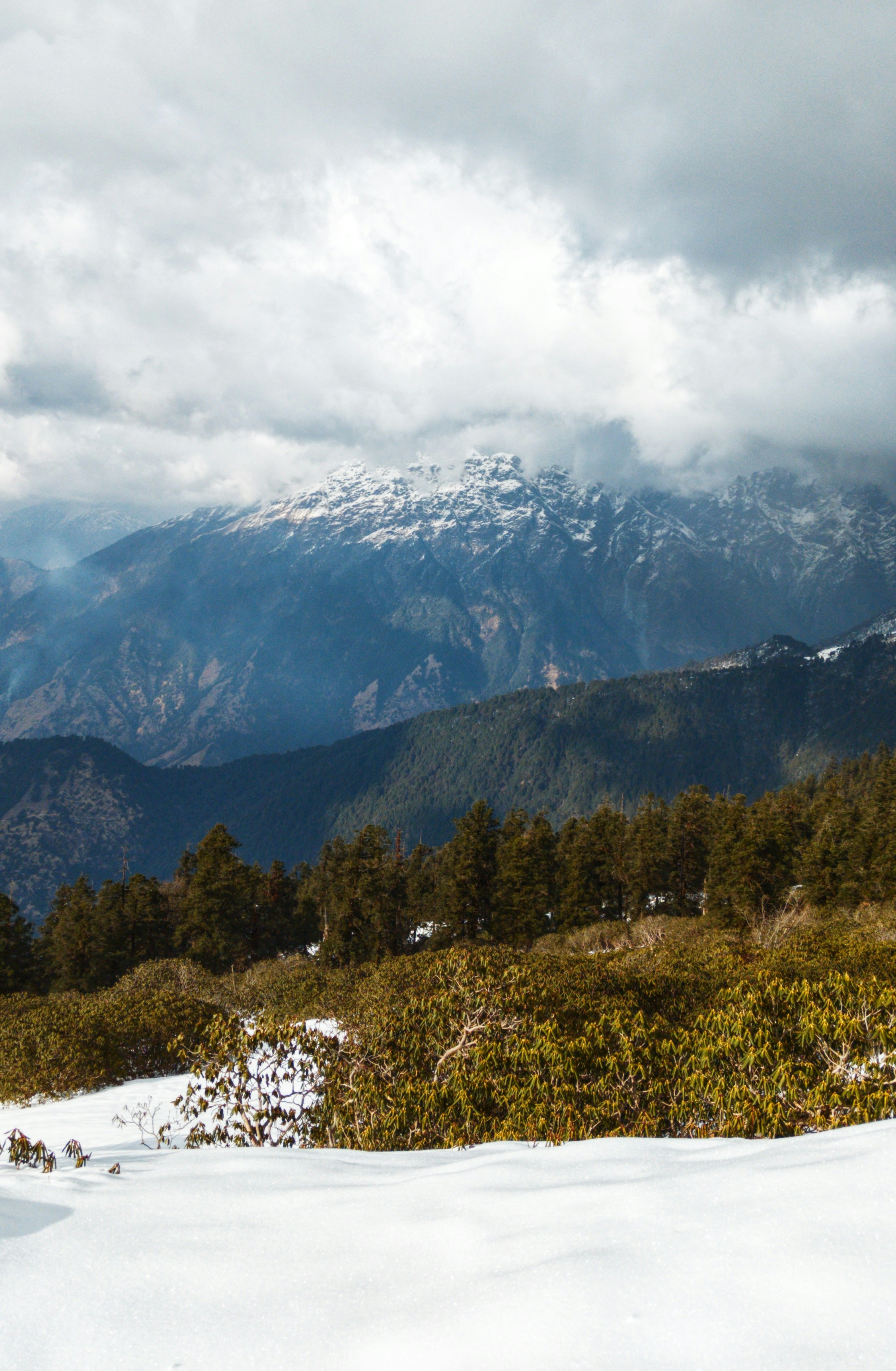 View during trek to Tungnath temple.