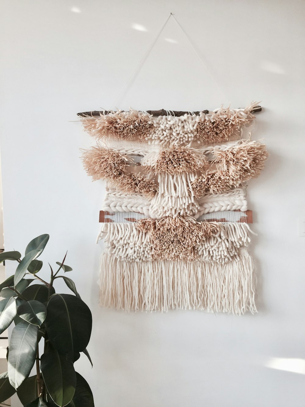 brown hanging decor