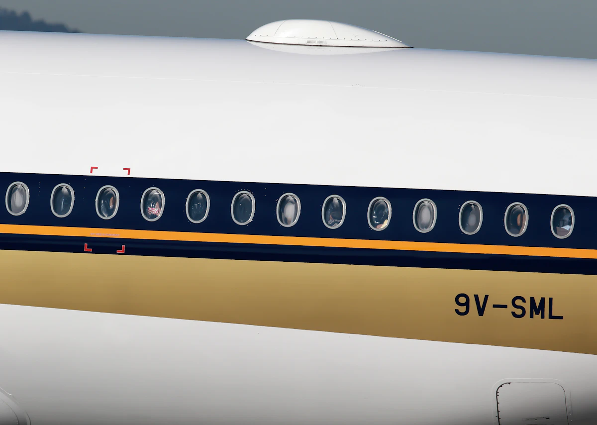 Passenger airplane flying in the sky