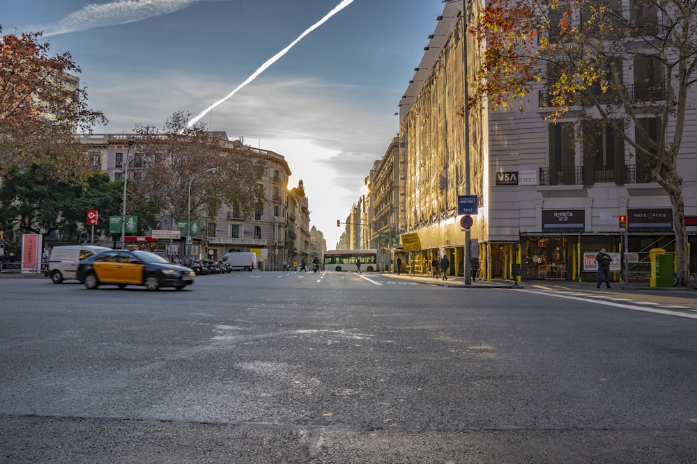 vehicles on road during daytime