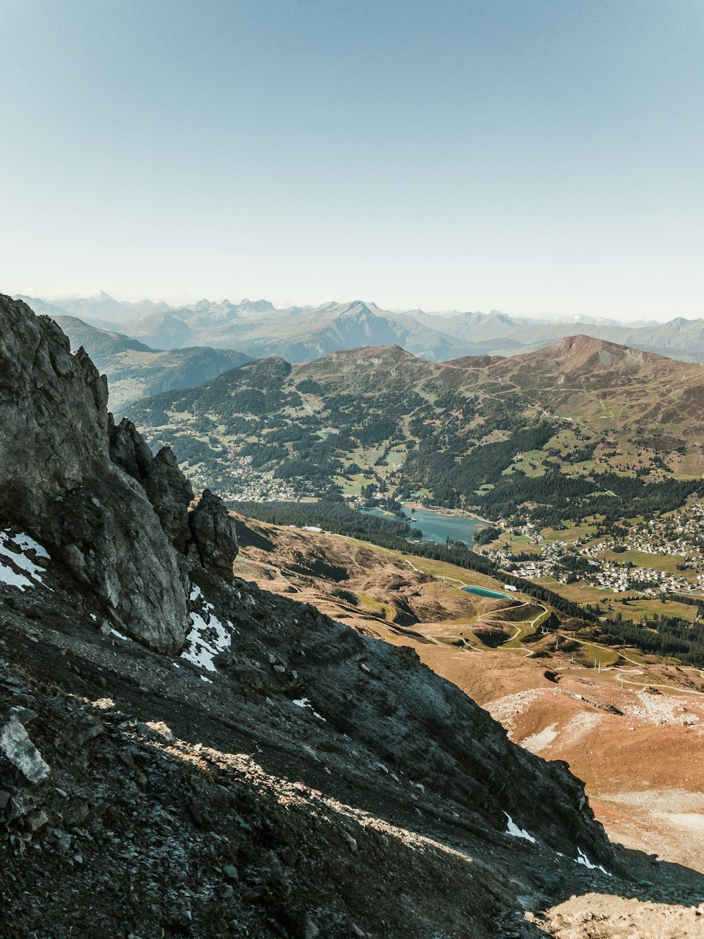 bird's-eye view photography of forest and lake