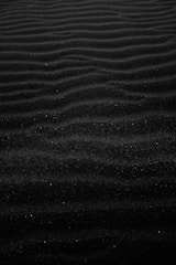 black sand