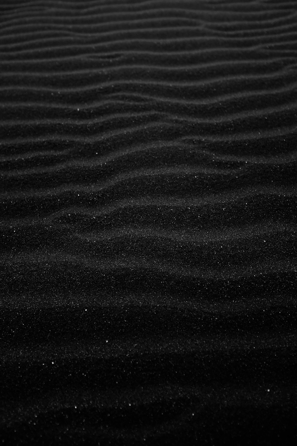 black sand