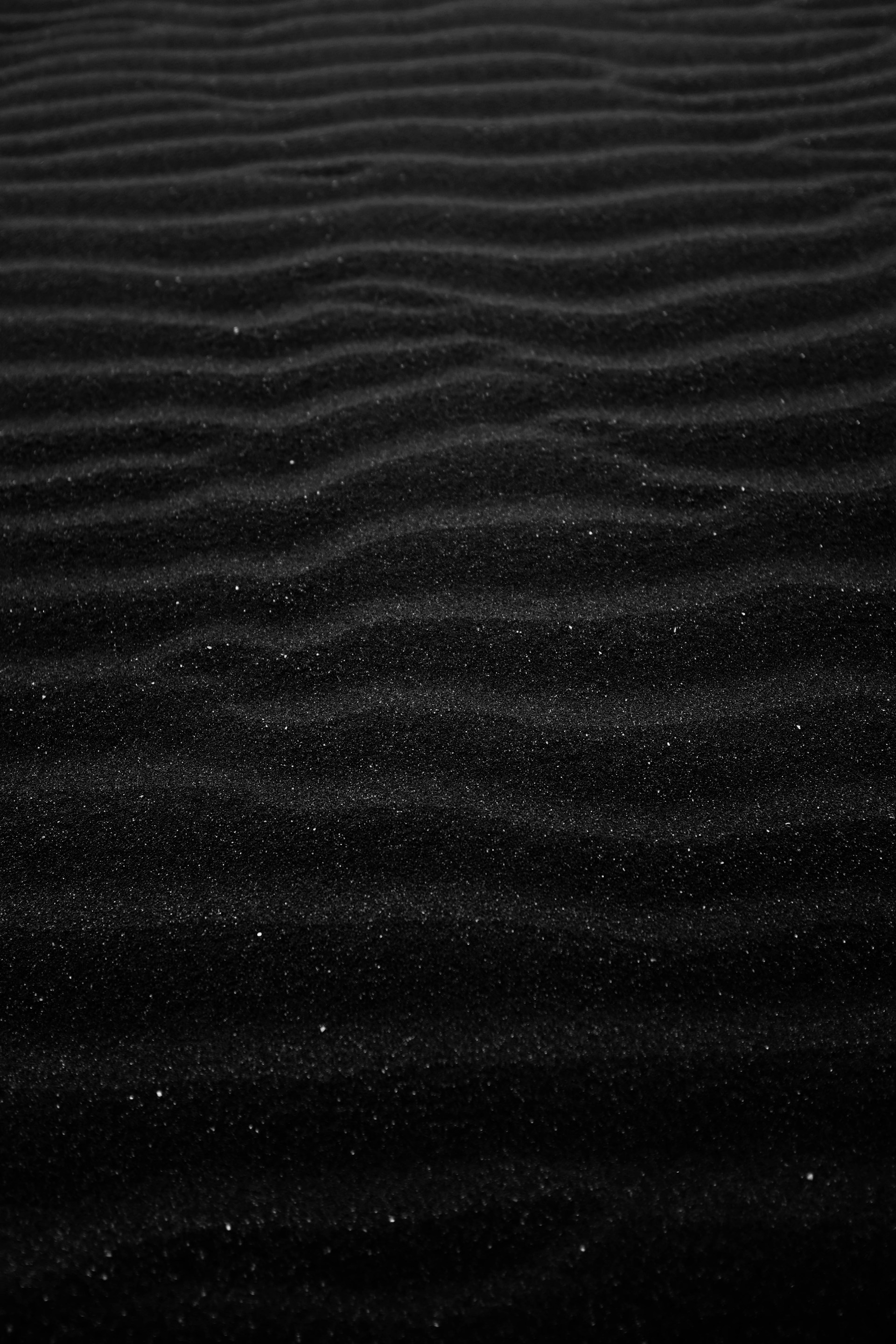 black sand