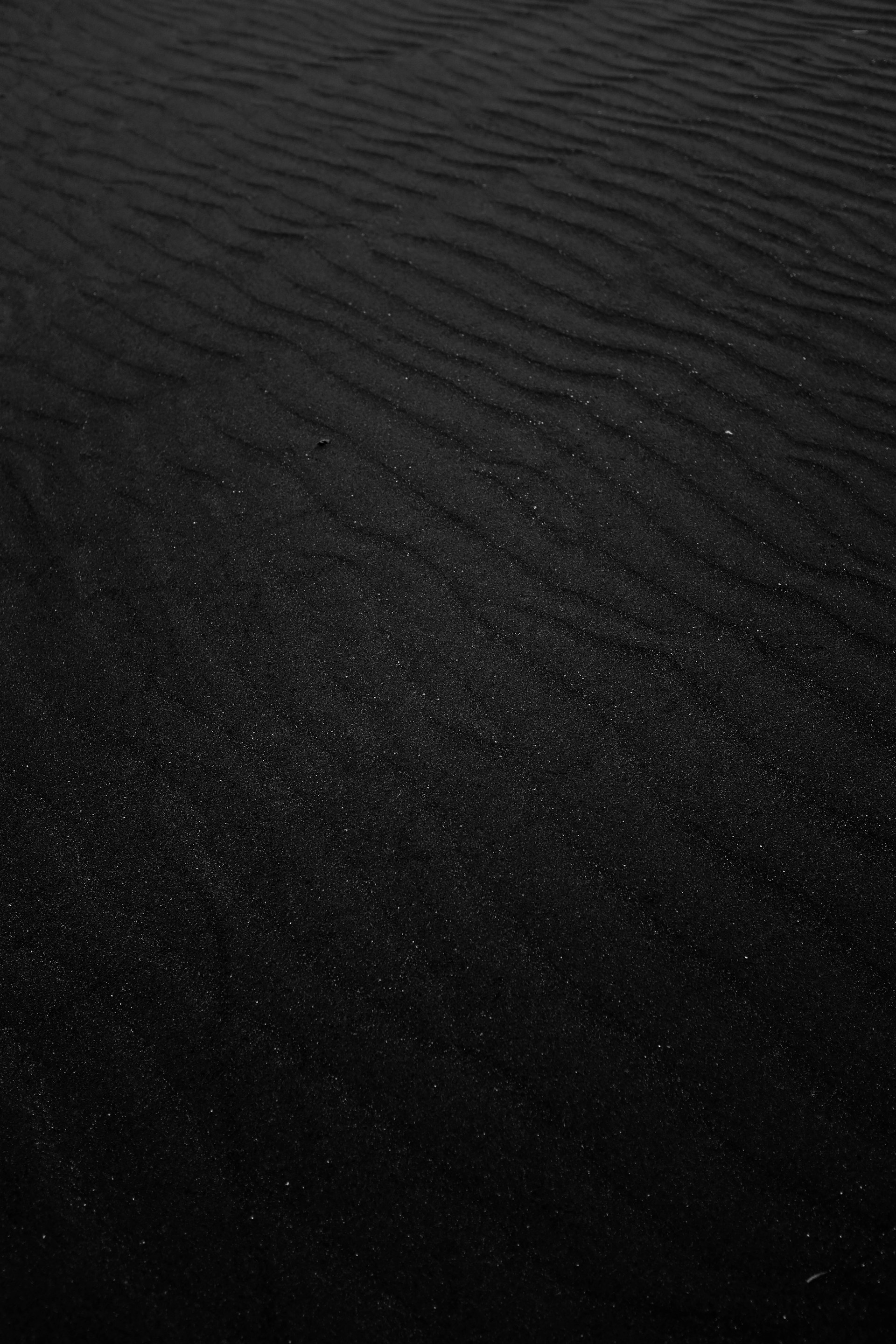 grayscale photo of sand