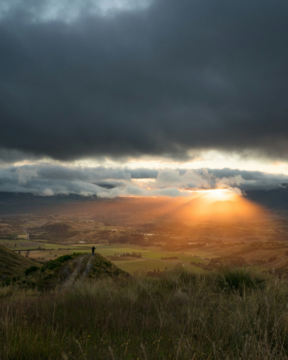 valley during golden hour