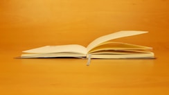 open wide book