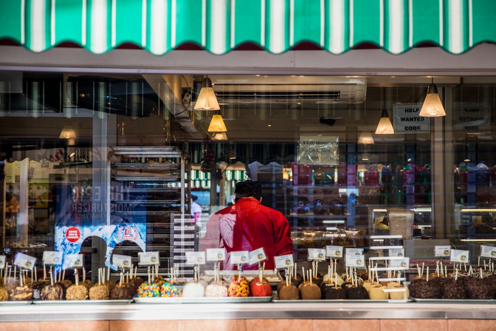 man standing at the bar