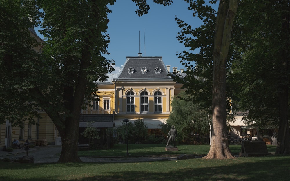 Selektive Fokusphoographie des Hauses