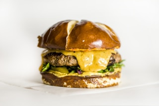 shallow focus photo of hamburger