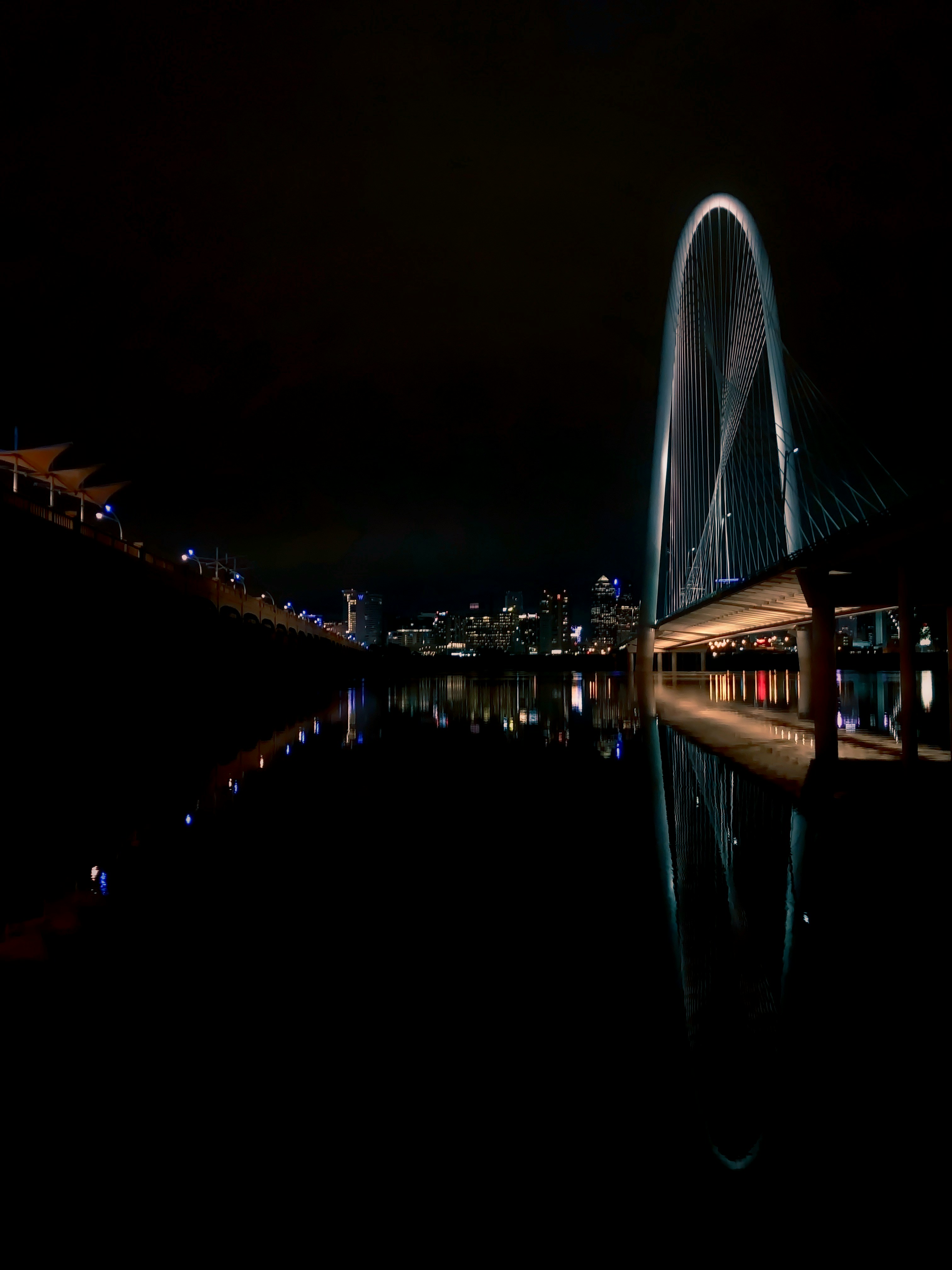 schwarz-weißes LED-Licht