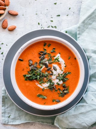 soup in bowl