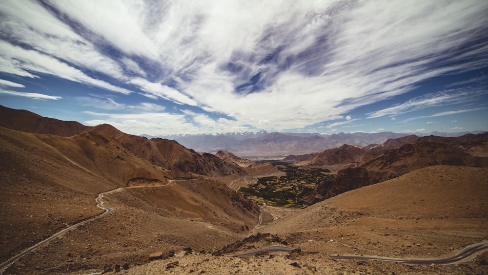 desert aerial view photo