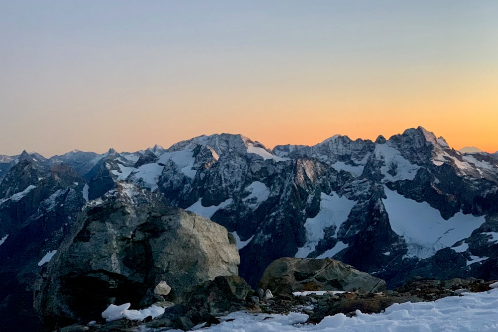 snow covered mountain