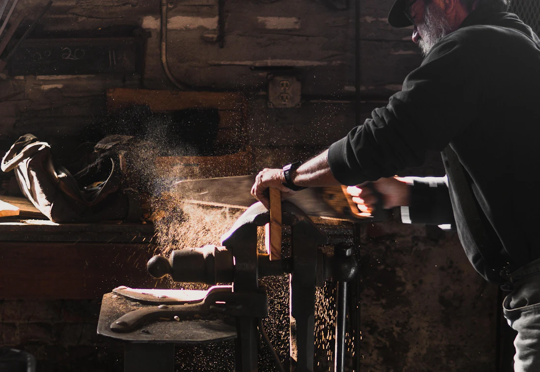 Travail du bois au tour