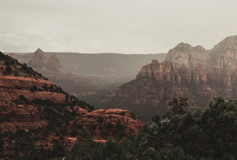 brown rocky mountain during daytime