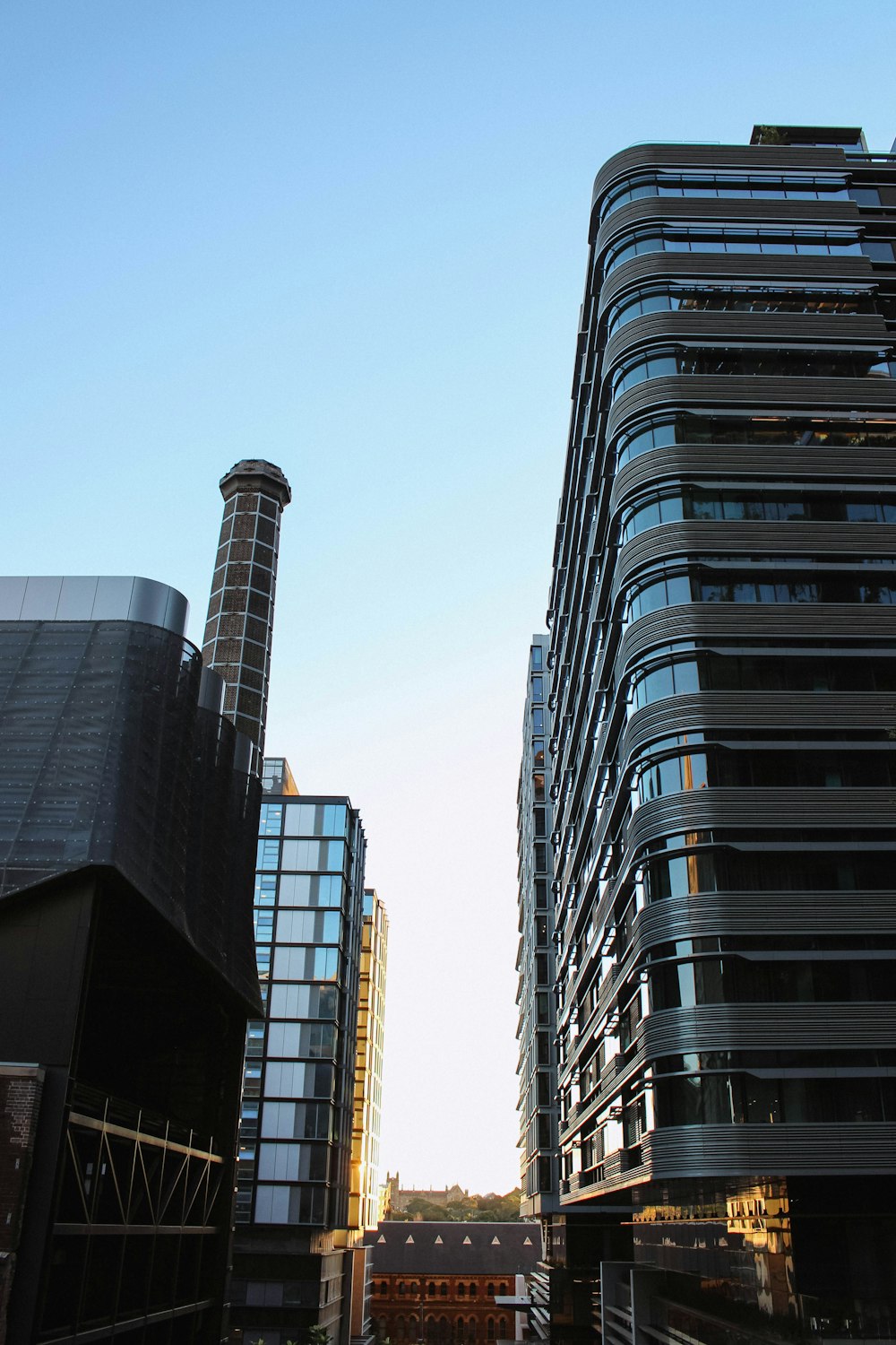 black concrete building