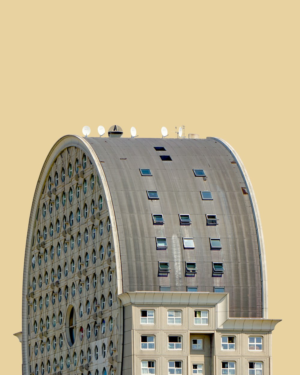 갈색 고층 건물
