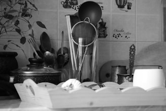 A bright kitchen scene showcasing various Mafalda kitchen products together, inviting and lively.