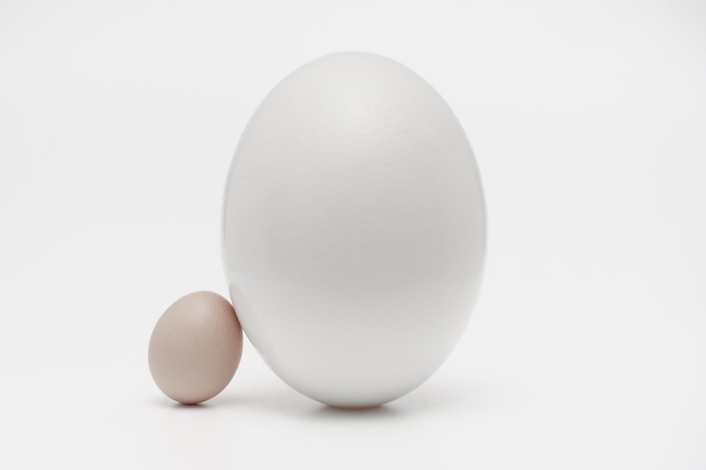 due uova bianche