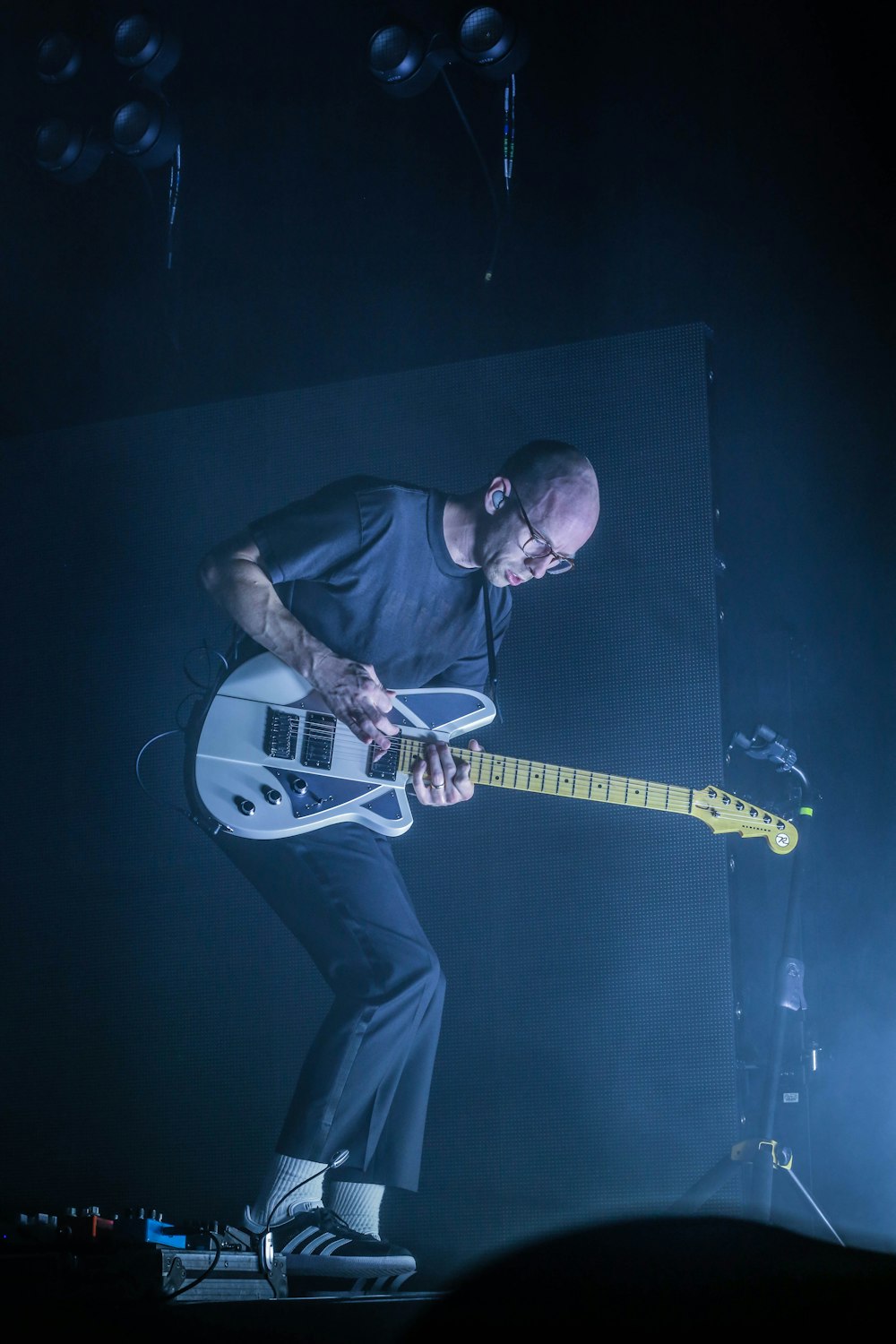 man playing guitar