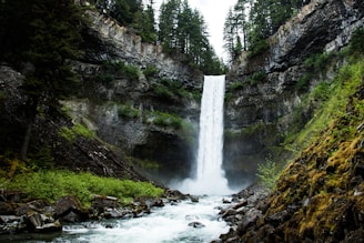 waterfalls during daytime