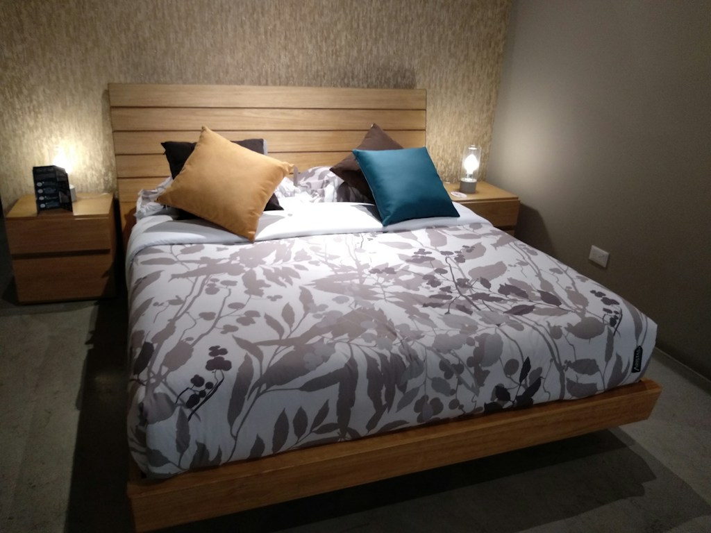 Terracotta Stripe Bed Cover