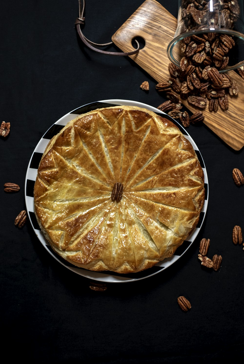 Tarte cuite à l’assiette